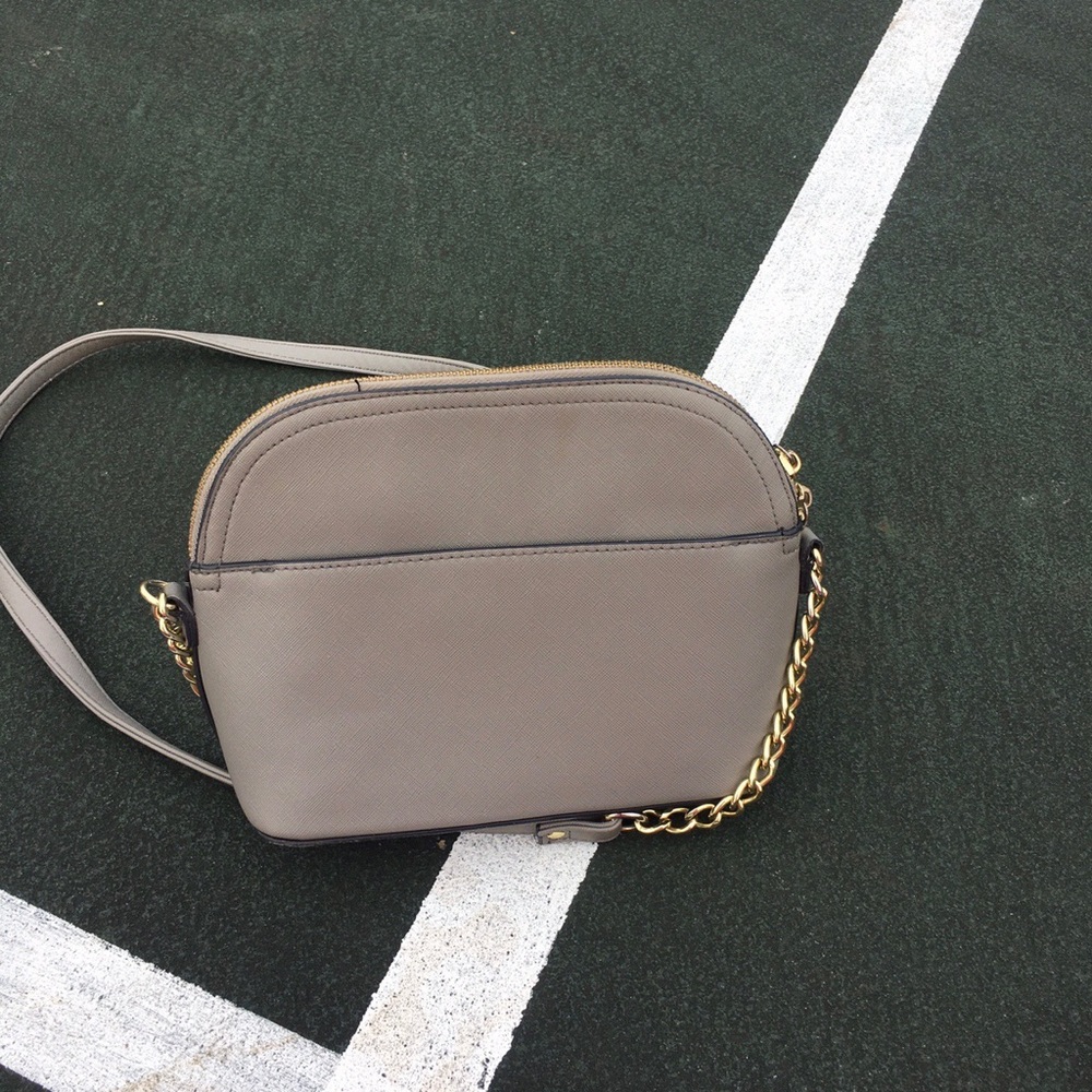 Light Gray Over The Shoulder Structured Purse By … - image 3